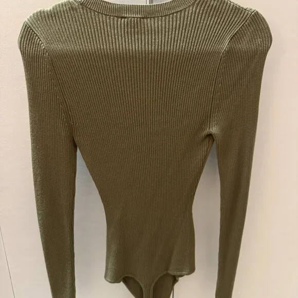 Scoopneck Sweater Bodysuit - Picture 5 of 6